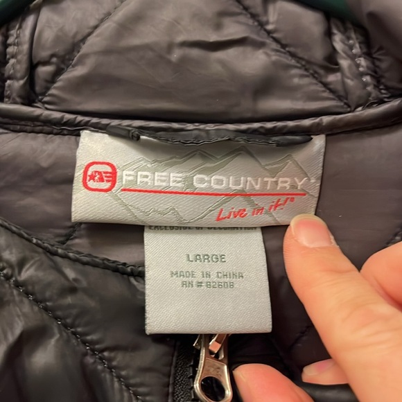 Free country women’s knee length lightweight rain jacket size Large - Picture 2 of 11